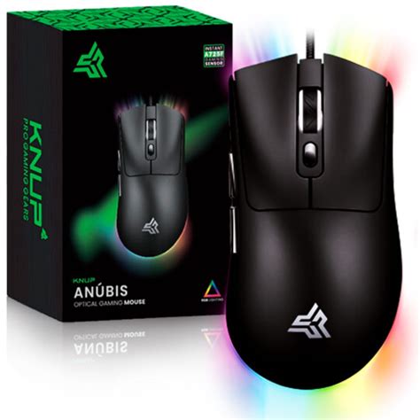 Mouse Gamer Fio Usb Dpi Led Rgb Knup