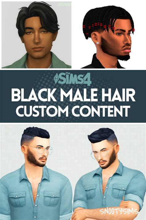 Sims 4 Black Male Hair CC You Need to Check out Now | Mens hairstyles ...