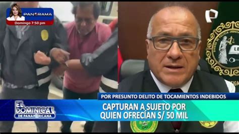 Capturan A Sujeto Por Quien Ofrecían 50 Mil Soles Por El Delito De