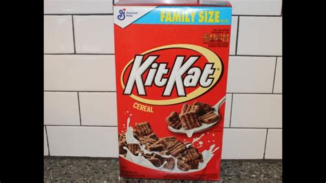 Kit Kat Cereal Review Youtube