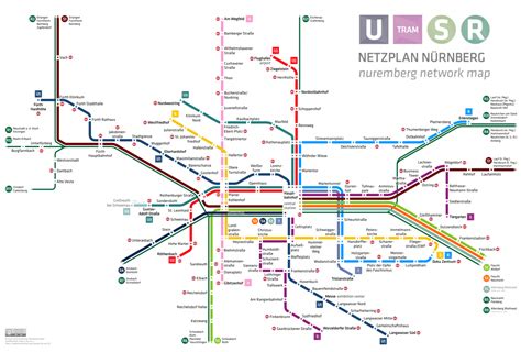 Nuremberg U Bahn Map