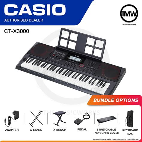 Casio CT X3000 CT X 61 Key Electronic Keyboard Black Lupon Gov Ph