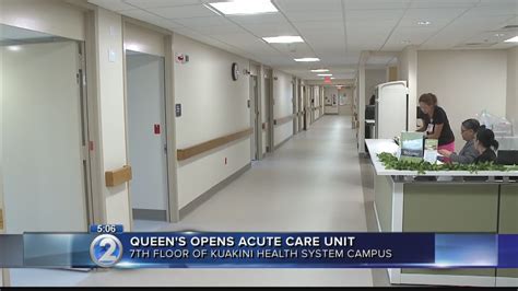 Queens Medical Center Opens Acute Care Unit At Kuakini Youtube