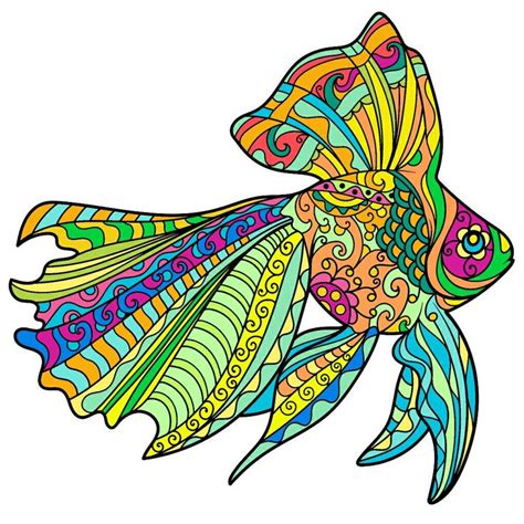 Zentangle Fish Patterns