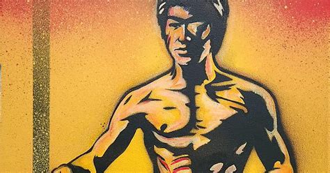 Bruce Lee Stencil Art Album On Imgur