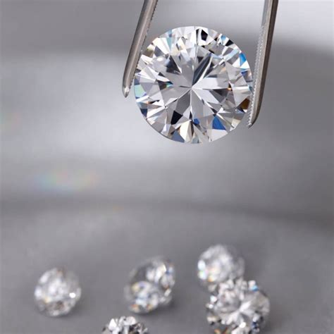 Mm Ct Lab Grown Cvd Diamond F Vvs Round Cut Cvd Loose Diamond For