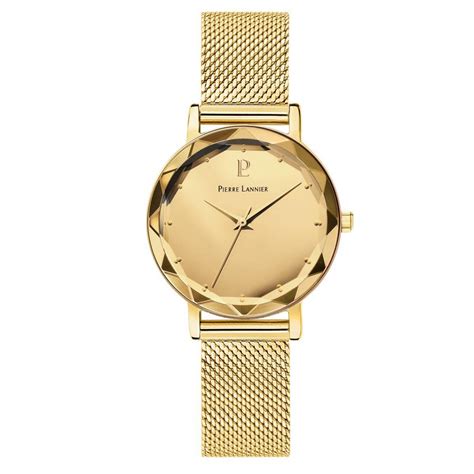 Montre Femme Pierre Lannier Montres P Bracelet Acier Dor Sur