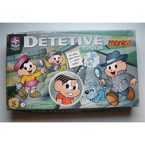 Jogo Detetive Junior Turma Da M Nica Estrela Raro Shopee Brasil