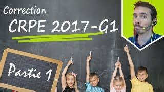 corrigé crpe 2017 maths groupement 1