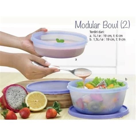 Tupperware Modular Bowl Set Lazada Indonesia