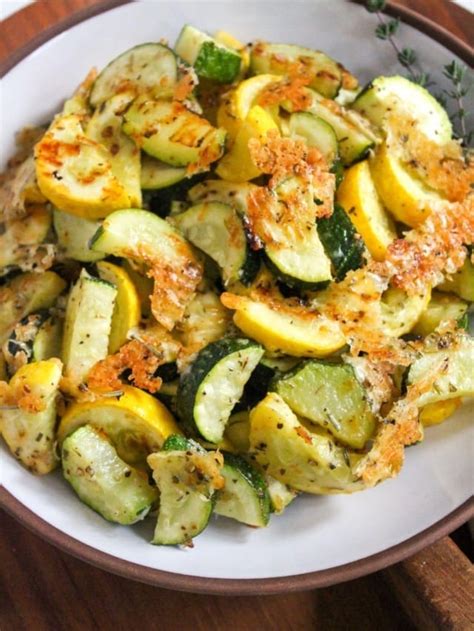 Roasted Zucchini Side Dish with Summer Squash - fANNEtastic food