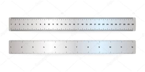 Escala Realista De Medici N De Reglas Met Licas Marcado Vectorial Para