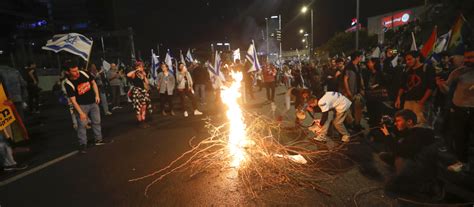 Las Protestas Por La Reforma Judicial Crecen En Israel Tras Romperse El