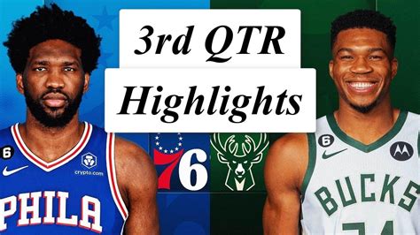 Milwaukee Bucks Vs Philadelphia 76ers Full Highlights 3rd QTR March