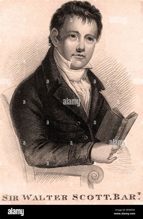 Sir Walter Scott Scottish Novelist And Poet 1771 1832 Stock Photo