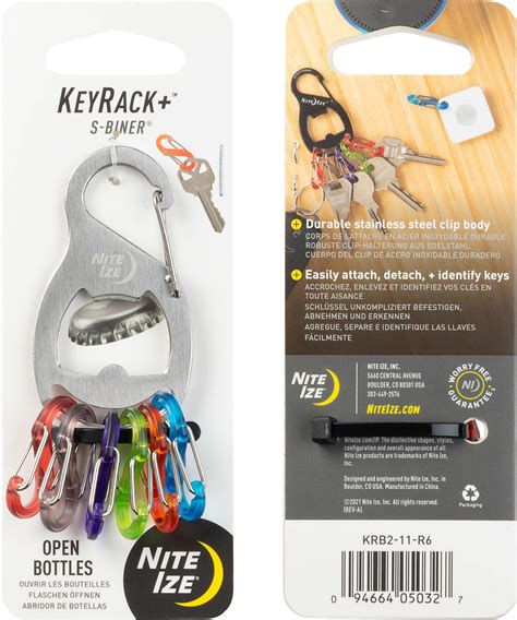 Nite Ize Keyrack S Biner Stainless Steel Campingshop Ch Ag Der