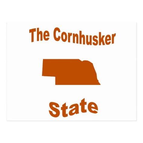 Nebraska: The Cornhusker State Post Card