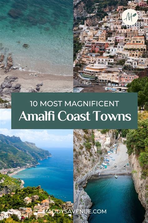 The Amalfi Coast In Italy With Text Overlay That Reads Best 3 Day