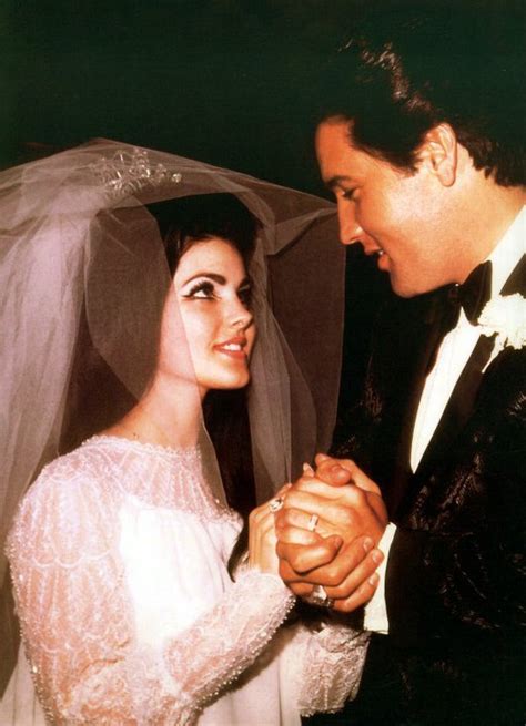 45 Candid Photographs Of Elvis And Priscilla Presley On Their Wedding Day On May 1 1967