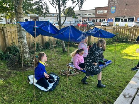 Viking Longhouses In Forest School