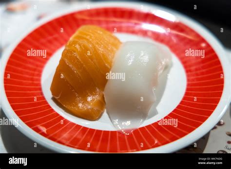 Popular Japanese food-Sushi,Taipei Stock Photo - Alamy