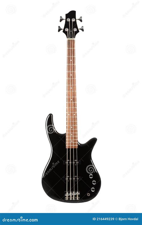 Schwarze E Bass Gitarre Stockbild Bild Von Guitarre 216449239