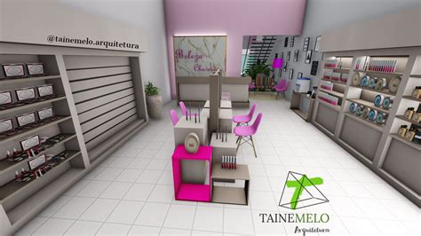 Projeto Comercial Loja De Maquiagem Make Up Store Loja De