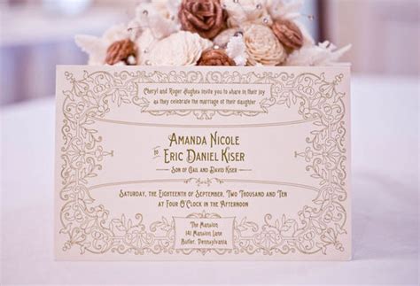 Soiree Letterpress Invitations - So Pretty Invitations And Greeting Cards