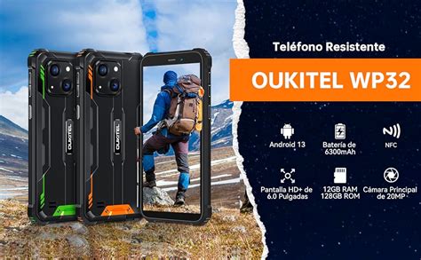 Oukitel Wp M Vil Rugerizado Hd Pulgadas Movil Irrompible