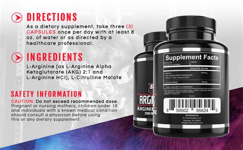 Amazon Dr Emil S ARGININE Plus L Arginina L Citrulina 2500