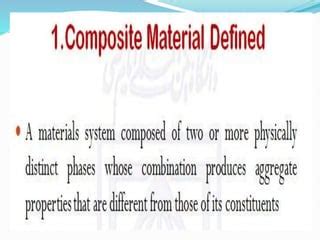 Design of composite materials | PPT