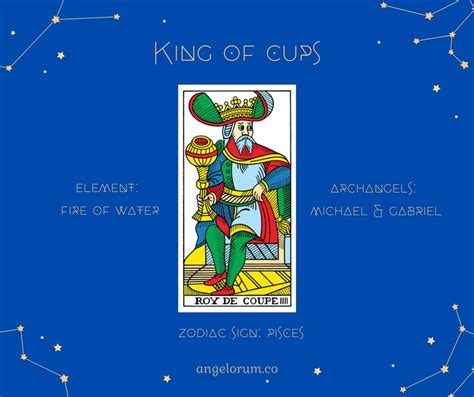 King of Cups Angelic Tarot Card Meanings