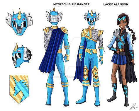 Mystech Blue Ranger By Lavenderranger On Deviantart