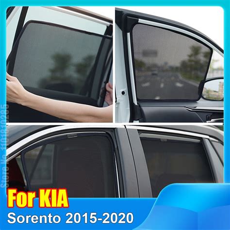 For Kia Sorento 2009 2023 Magnetic Car Sun Shade Accessori Window