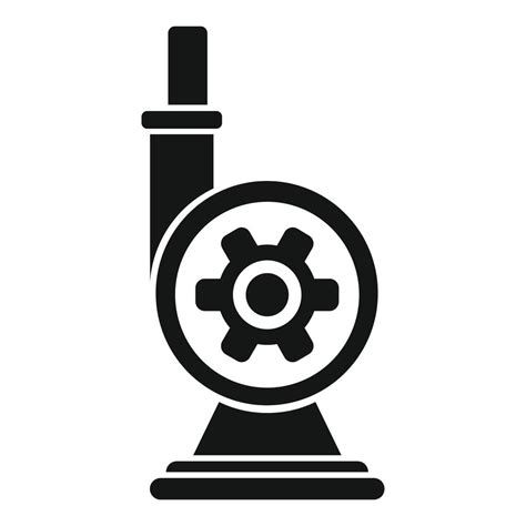 Industry Pump Icon Simple Vector Motor System Vector Art At