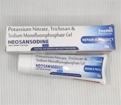 Neosansodine Potassium Nitrate Triclosan Sodium Monofluorophosphate Gel