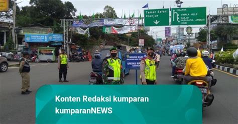 Jalur Puncak Sempat Diberlakukan One Way Karena Padat Kini Mulai