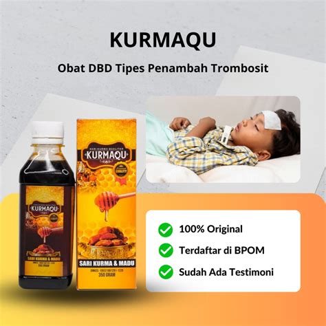 Jual Kurmaqu Sari Kurma Dan Madu Obat Dbd Demam Berdarah Penambah