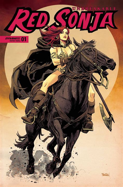 Unbreakable Red Sonja 1 Cover V Incentive Dan Panosian Variant Cover