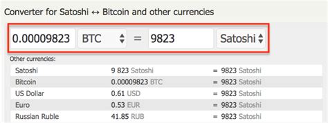 What Is Satoshi Convert Satoshi To Btc Usd Eur And Other Currencies