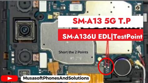 Samsung A13 5g Tp Edl Point Isp Sm A136u To Hardreset And Remove Frp 2023 Youtube