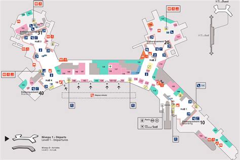 Plan de l'aéroport d'Orly : accès routiers, parkings, terminaux | Ector