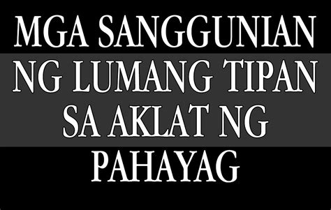 Mga Sanggunian Ng Lumang Tipan Sa Aklat Ng Pahayag