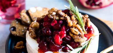 Cranberry Pomegranate Baked Brie Kitchen Confidante