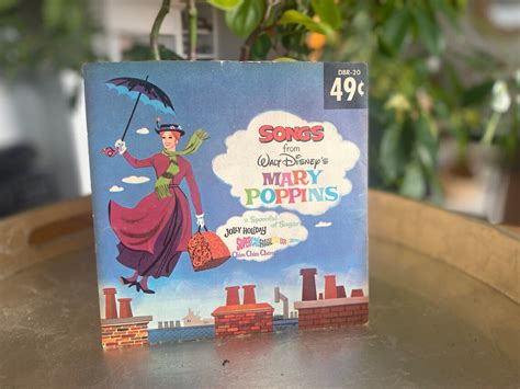 Walt Disney Mary Poppins songs From Mary Poppins Vintage Vinyl Record ...