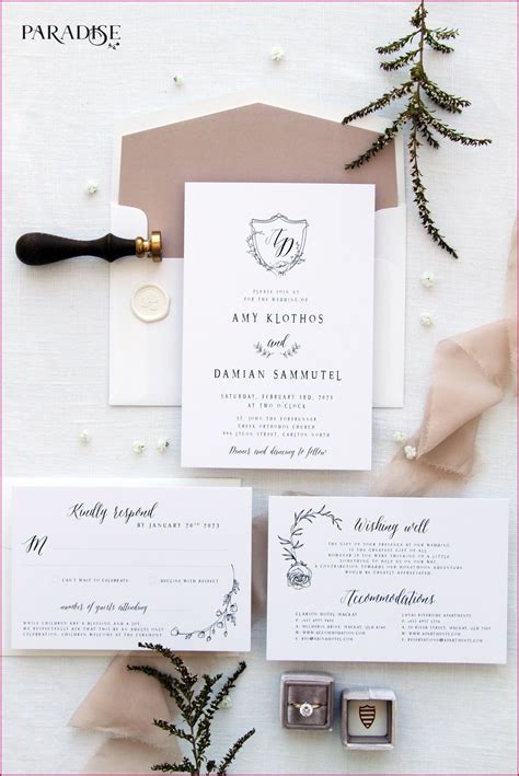 Simple And Classy Wedding Invitations Invitations Resume Examples