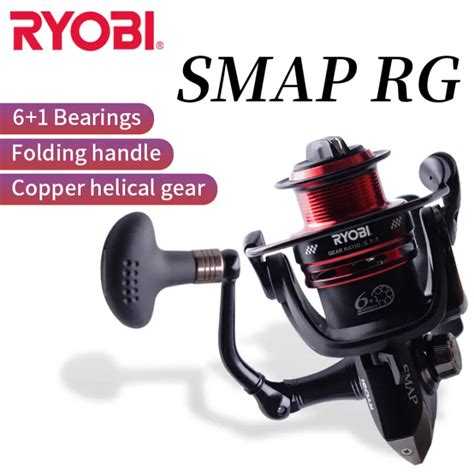 New RYOBI SMAP RG Fishing Reel Salt Water 2000 3000 4000 5000 GEAR