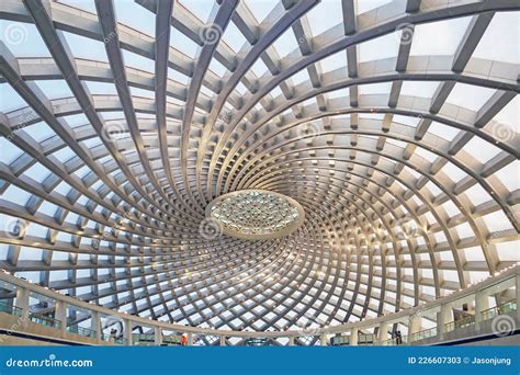 Amazing Ceiling Structure Stock Image Image Of Fancy 226607303