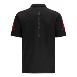 2024 Porsche Motorsport Mens Polo Shirt Black Medium Adults GPBox