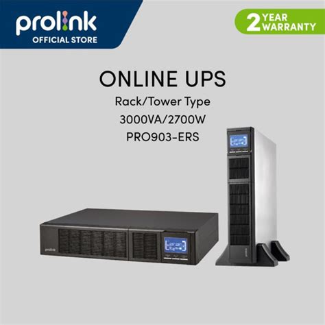 Jual Prolink Professional Ii Online Ups Rack Mount 1kva 3kva Pure